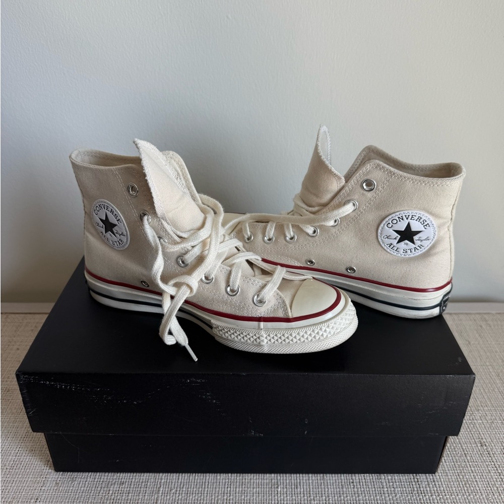 Converse All Star High-Tops in Off-White